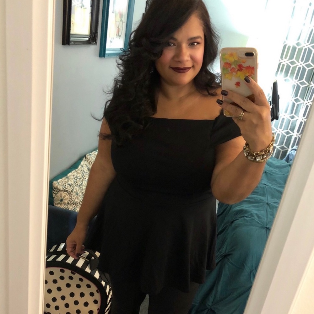 Torrid peplum top